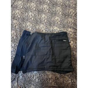 SKHOOP Black Short Zip Skirt Insulated Gore Windstopper Size Medium